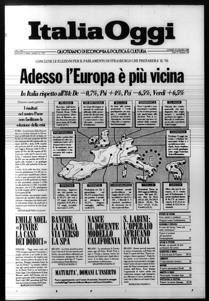 Italia oggi : quotidiano di economia finanza e politica